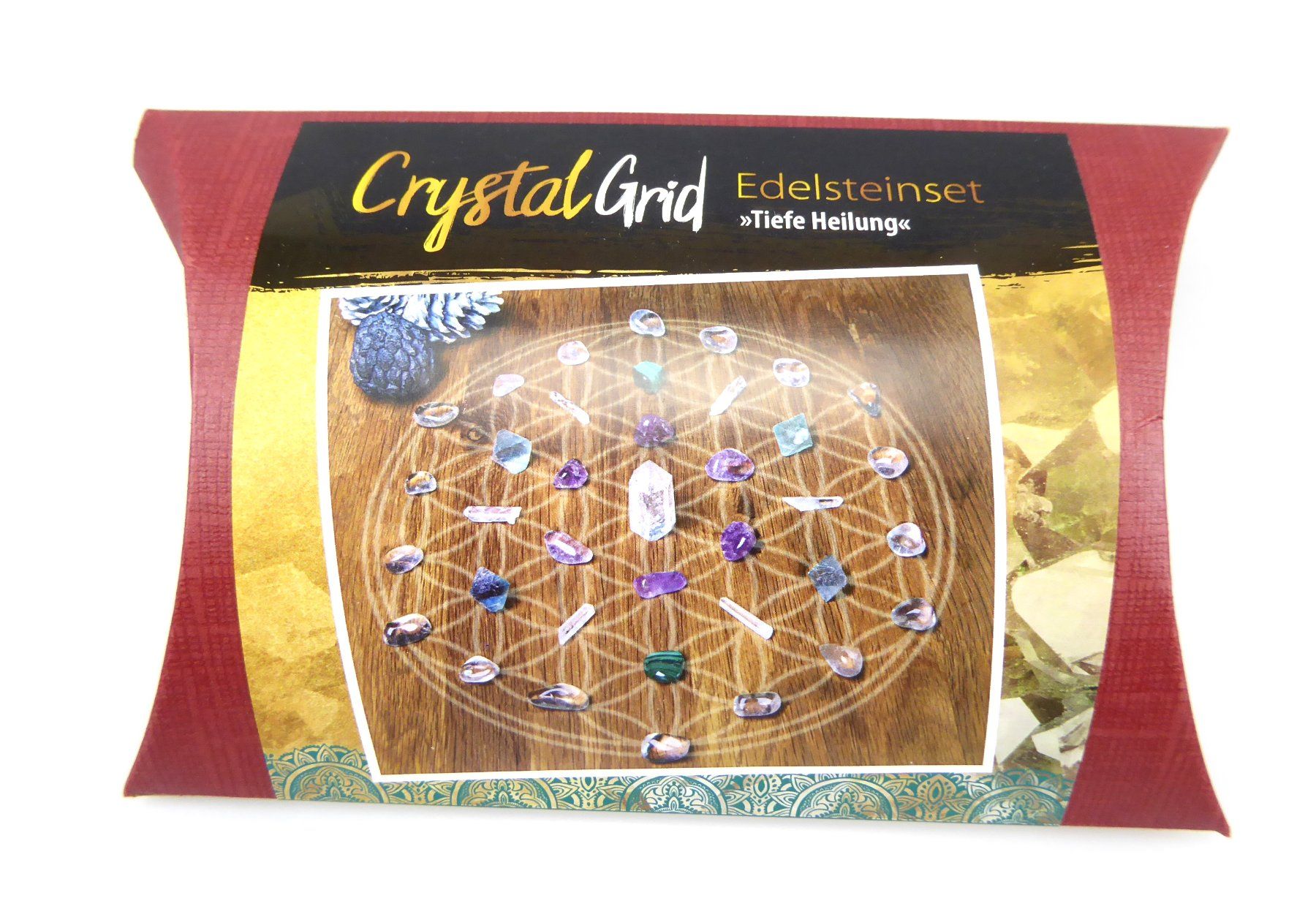 Minerali & Pietre curative: Crystal Grid - Tiefe Heilung – Nuovo e nell'imballaggio originale da Mauren venduto da Yeelen