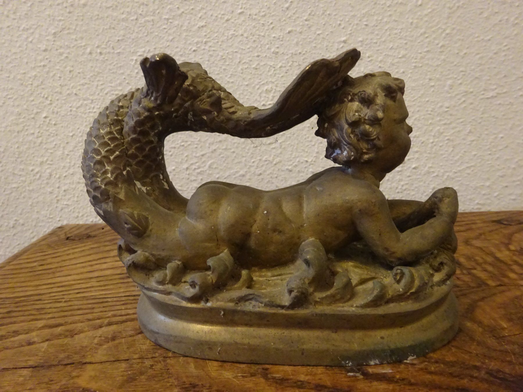 Sculture & Statue: Brunnenfigur Fisch Poseidon Wasser – Usato da Esslingen venduto da eintagammeer 3