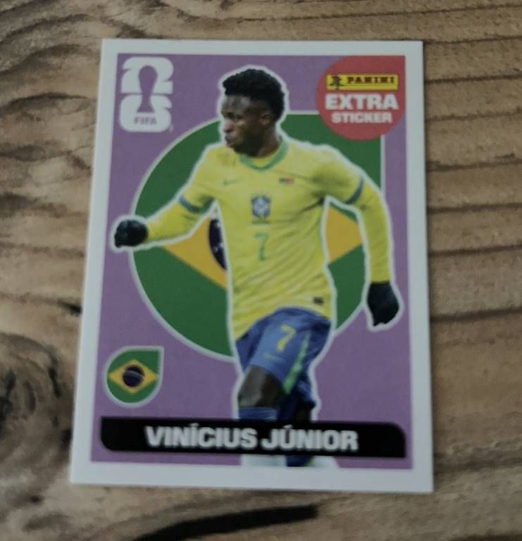 Sammelbilder & Trading cards: Extra sticker panini 2026 Vinicius Junior  – Gebraucht aus Meyrin von ton_p9fm