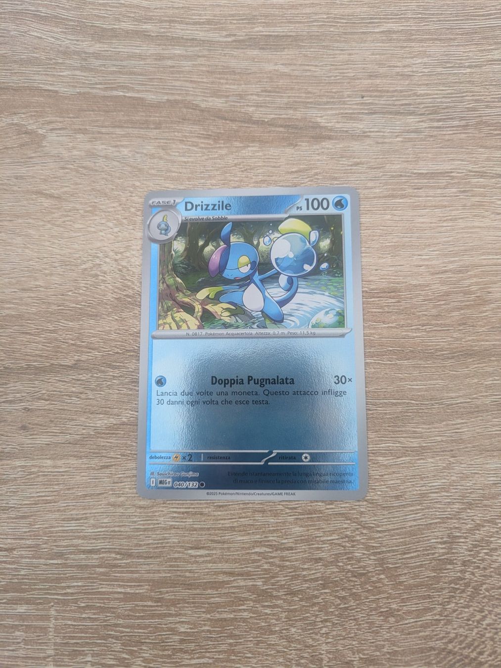 Pokémon Carte collezionabili: DRIZZILE, MEGA EVOLUTIONS, MEG 40, REVERSE, 2025, ITA, NM/MT – Usato da Losone venduto da AlpineLayer