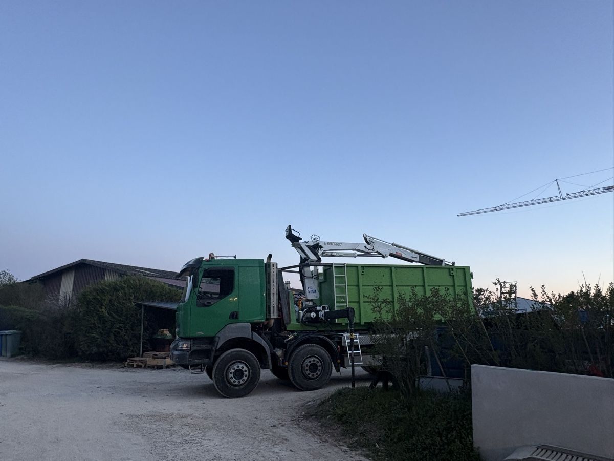 Kräne: Benne multilift avec grue bonfiglioli – Neu (gemäss Beschreibung) aus Lignerolle von Yannlignerolle 3