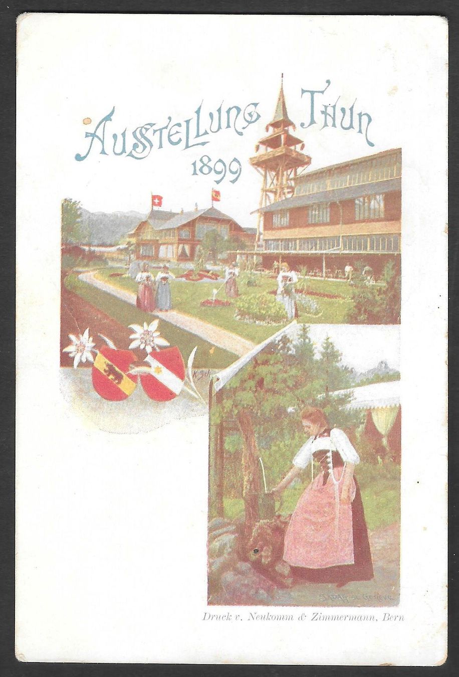 Cartes postales: Thun Ausstellung 1899 – D'occasion à Olten par clotaldi