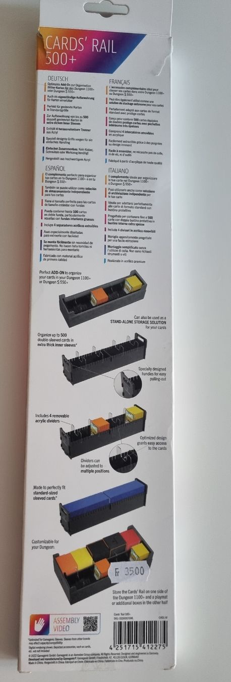 Jeux: Acryl Kartenhalter für 500 Karten – Neuf (Voir description) à Brugg AG par jade16 1