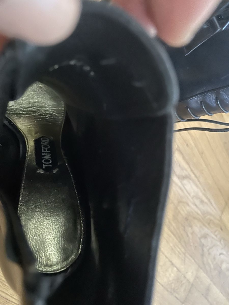 Damenschuhe: Tom Ford Leather Open Toe Ankle Boots, Size 39, Black 50 – Neu (gemäss Beschreibung) aus Dietikon von val_7c5x 3