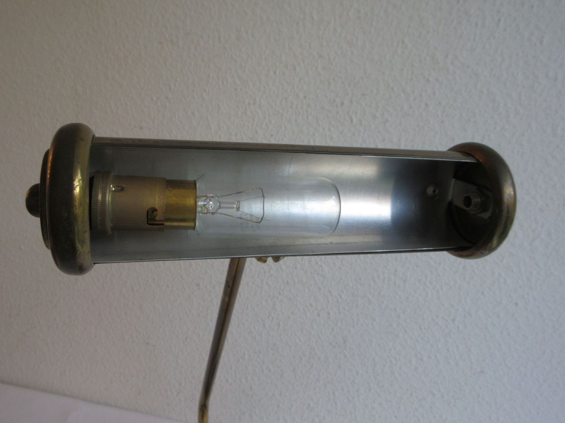 Lampade: Messing Tischlampe, Bankerlampe – Usato da Binningen venduto da Oldfashion 5
