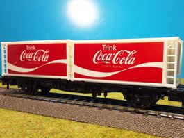 Roco 4320 _ Coca Cola Containerwagen _ in OVP _ Spur H0