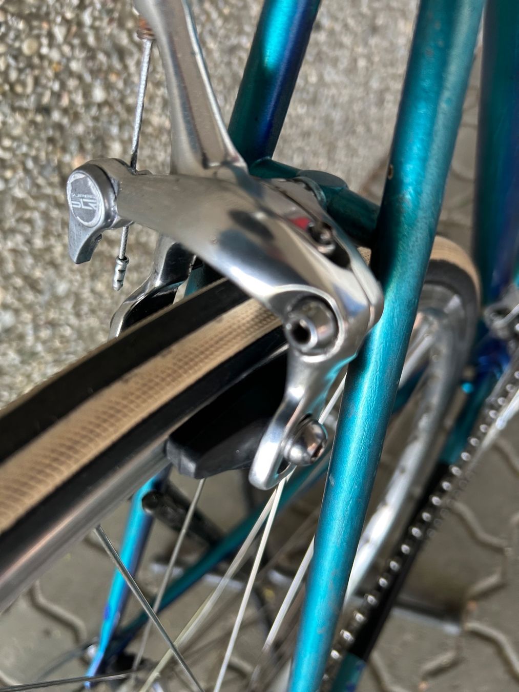 Biciclette: Rennvelo blau-grün – Usato da Adlikon b.Regensdf venduto da usado 3