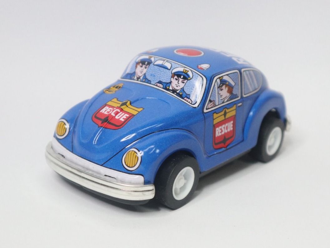Spielzeuge: Blechauto Rescue VW Käfer Polizei made in Japan – Neu (gemäss Beschreibung) aus Eschenbach SG von Astalavista