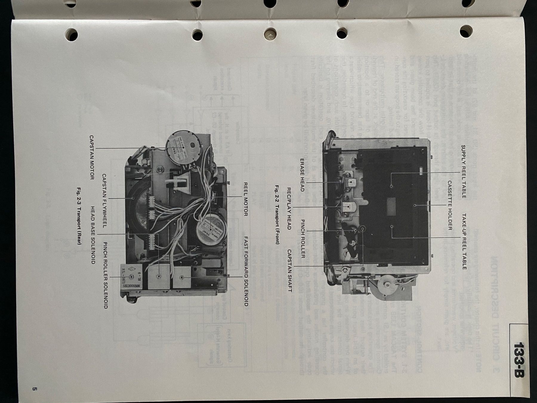 Registratori: Servicemanual TASCAM 133-B Cassetten Deck – Usato da Erlenbach ZH venduto da Leaford 4
