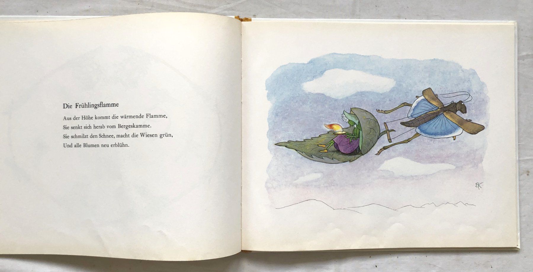 Bücher: Grashupfer von Ernst Kreidolf - Kinderbuch – Gebraucht aus Schaffhausen von durruti 2