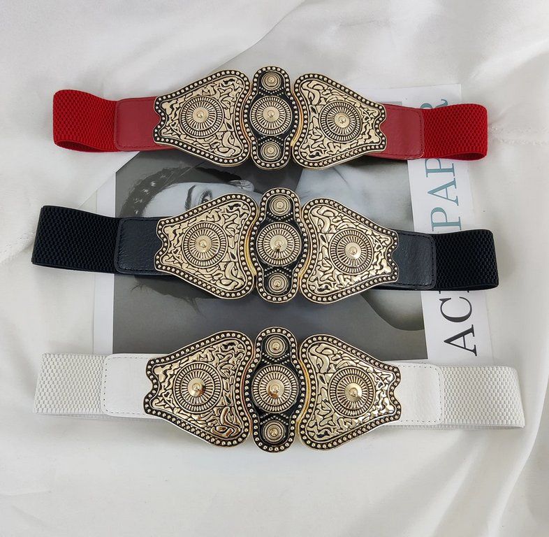 Cinture: Elastischer Gürtel im Punky Tribal Stil – Nuovo e nell'imballaggio originale da Lausanne venduto da FASHION-WORLD-SHOP 1