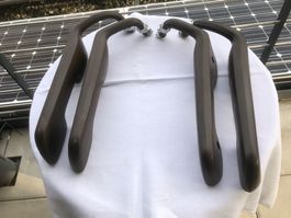 , Armlehnen,  dunkelbraun Mercedes W108, W109