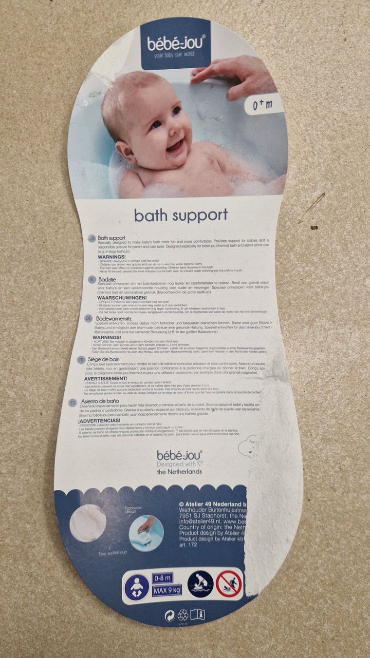 Badewannen: bébé-jou - Badewannensitz (sky green) – Gebraucht aus Oberentfelden von houserman 4