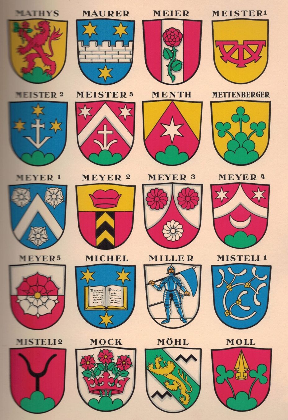 Libri: Buch "Die Wappen der Bürger von Solothurn", 1937 – Usato da Solothurn venduto da Bepposol 2