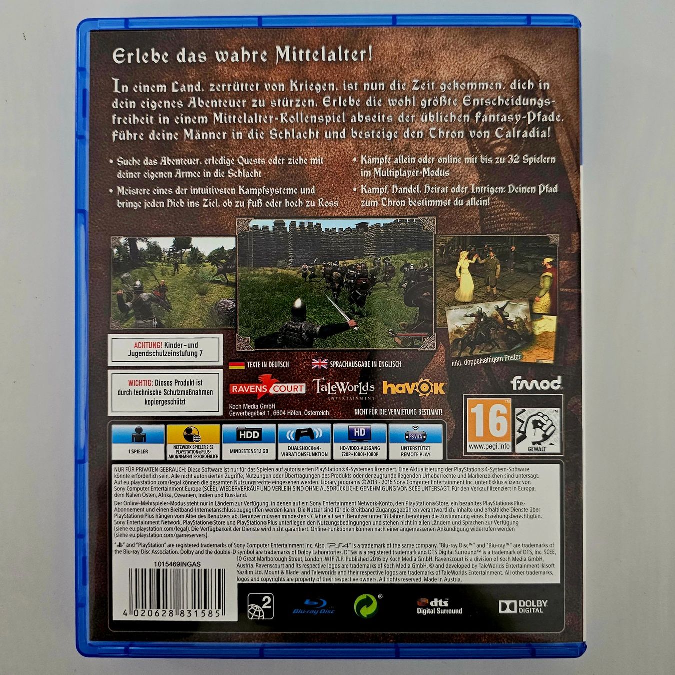 Sony Giochi: Mount & Blade Warband (PS4) – Usato da Holziken venduto da Miglioregamesnmore 1