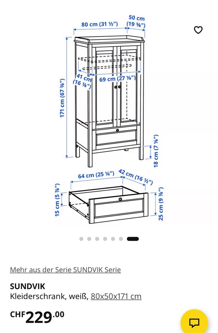 Armadi: Ikea kinderschrank – Nuovo (secondo la descrizione) da Zürich venduto da SS59 1