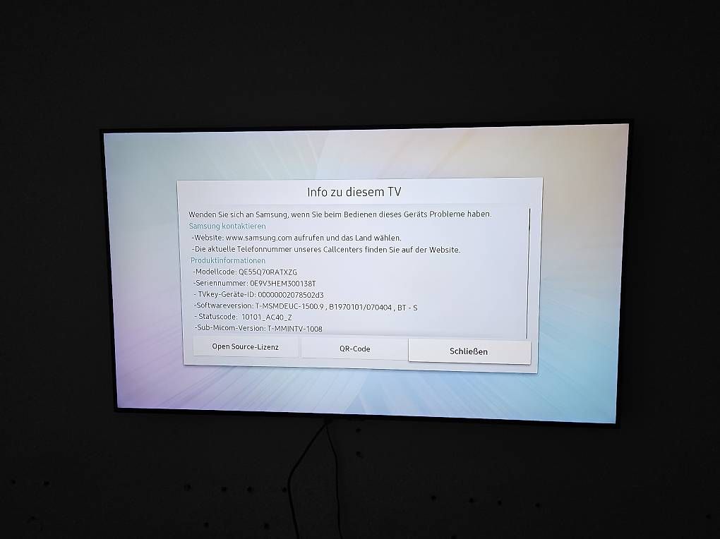 Samsung Televisori: Fernseher mit Wandhalterung – Usato da Sissach venduto da Skihaserl 1