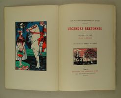 MAURICE DE BECQUE (ILLUSTRATIONEN) LÉGENDES BRETONNES, 1921