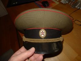 Russische Off-Mütze goldene Kordel selten Top