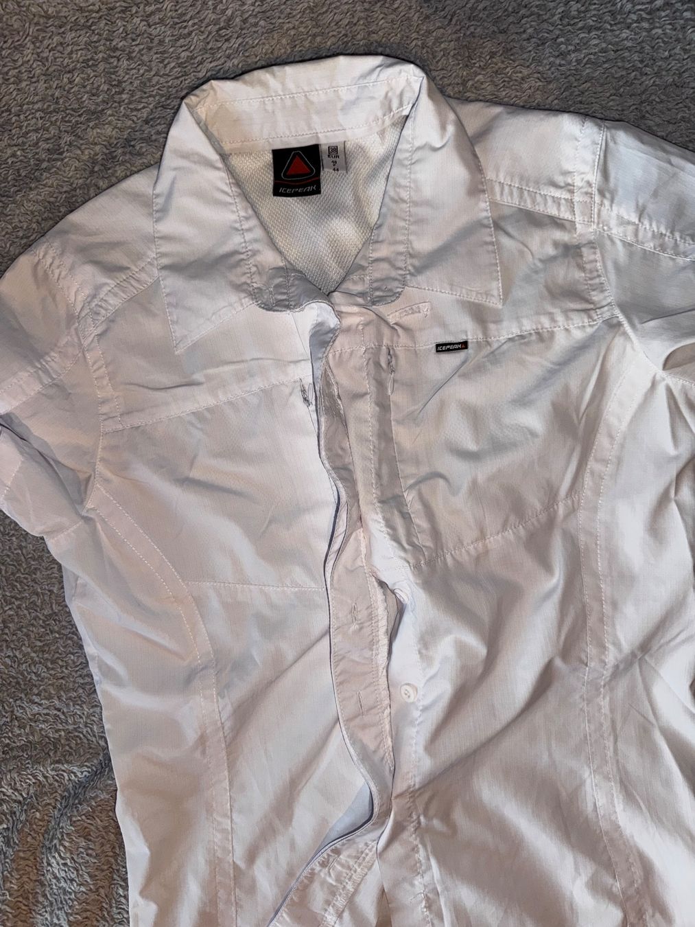 Camicette: Chemisier blanc Ice Peak gr. 38 – Usato da Ovronnaz venduto da Etagne68 1