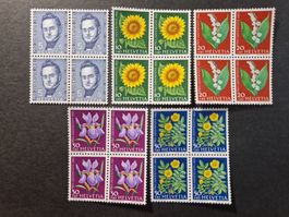 Pro Juventute 1961   4 block postfrisch **