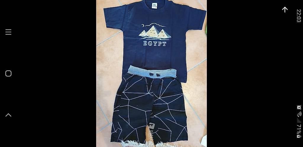 Lotti & Set di vestiti: Thiyshirt und Hose 2 Teiler Gr. 140 – Usato da Gamprin venduto da man_j9fr