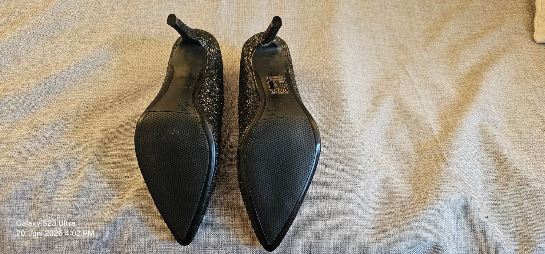 Scarpe da donna: Pumps Glitzer Design Schwarz (41) – Usato da Unterseen venduto da Anna57 3