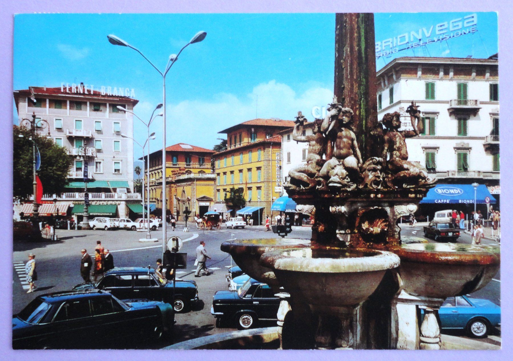 Cartoline postali: Montecatini Terme - Piazza del Popolo – Usato da Fétigny venduto da Billy2miny