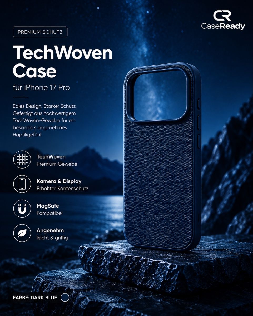 Coques & Protection écran: TechWoven Case iPhone 17 Pro – Neuf avec emballage d'origine à Basel par CaseReady