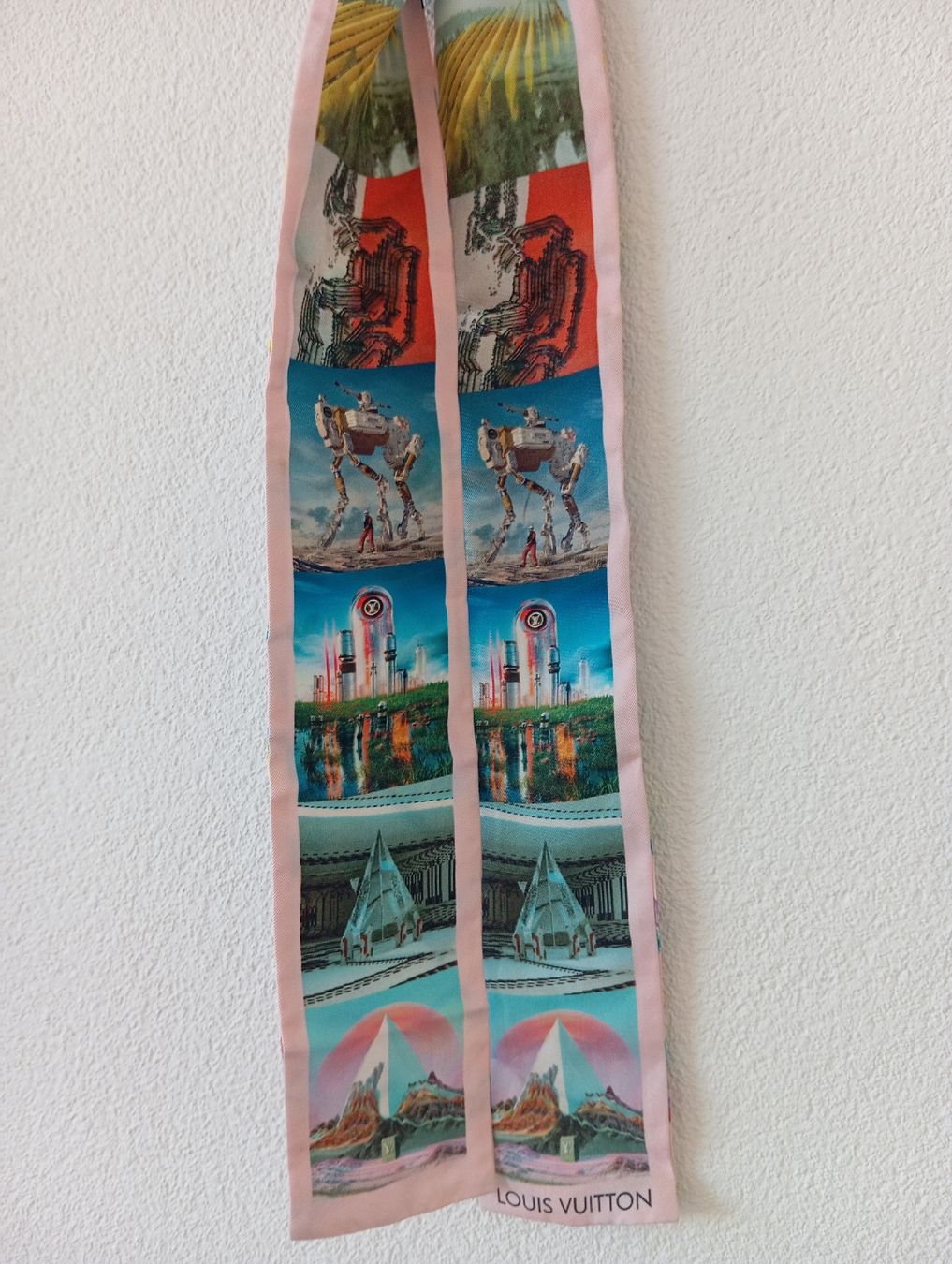 Louis Vuitton Foulard & Sciarpe: Louis Vuitton Twilly / schmaler Seidenschal – Usato da Romanshorn venduto da mololo 2