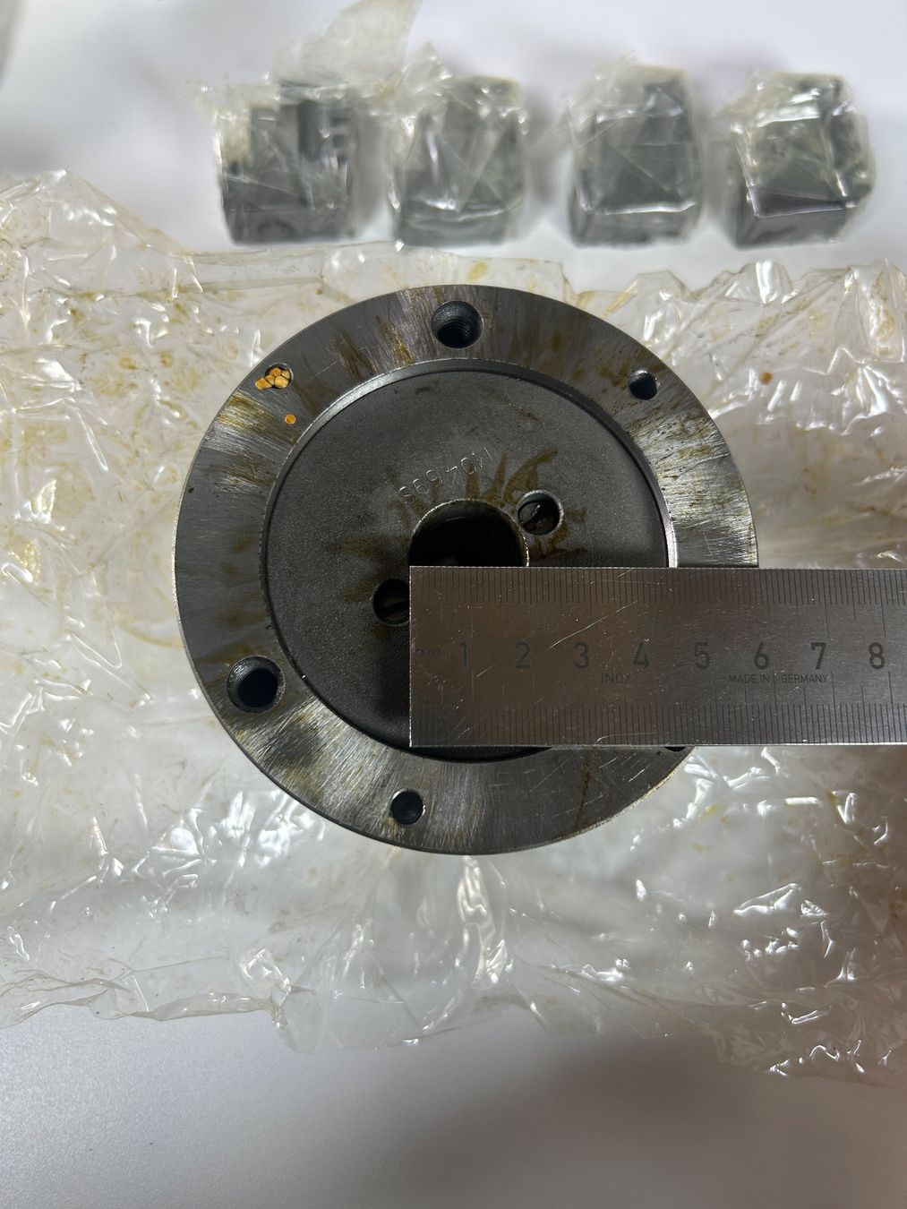 Tutti gli attrezzi: FORKARDT 4-Backen Planspiralfutter Neu – Usato da Rothenfluh venduto da BitterlinPartner 3