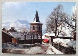 Leysin-Village - L' église et les Dents du Midi