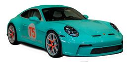 PORSCHE - 911 992-2 N 75 COUPE 2025 - MINT GREEN 1/18 NEU