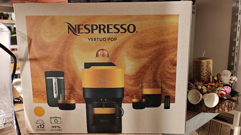 Machines à café & Machines à expresso: Nespresso Vertuo Pop jaune neuve  – D'occasion à Penthaz par GGE01