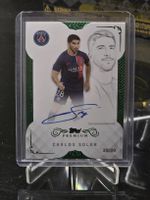 Carte Carlos Soler PSG Premium Autographe 25/30 rare