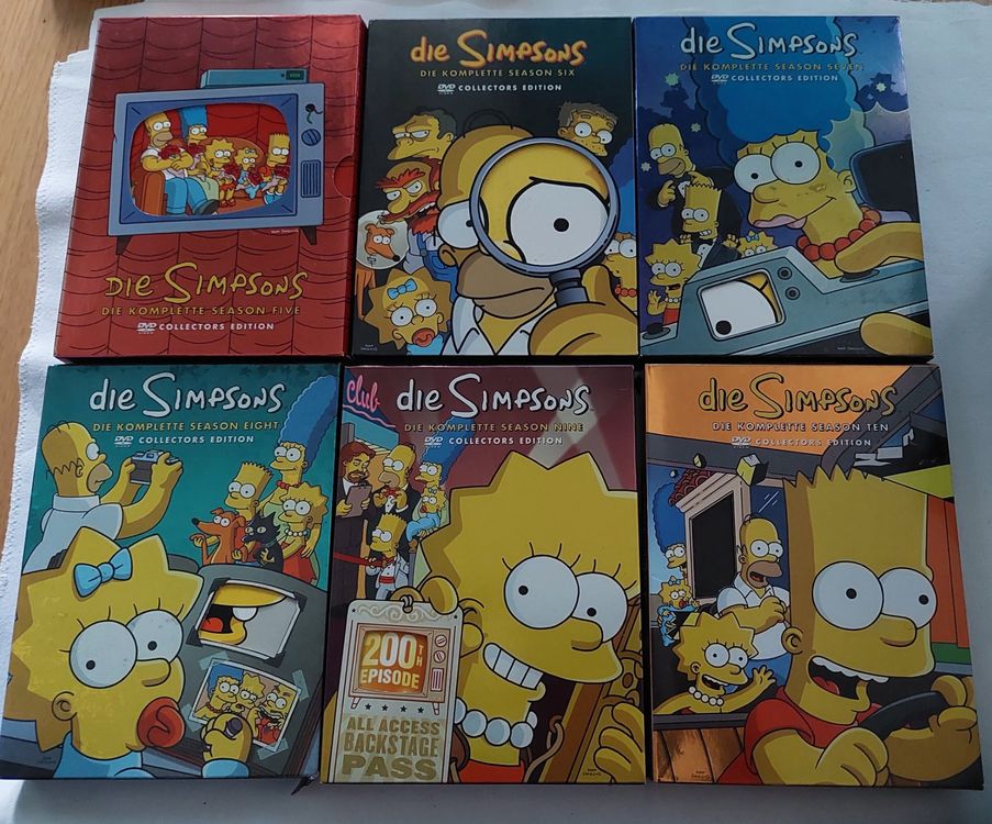 Die Simpsons Staffel 5-10 (Gebraucht) in Köniz für CHF 49.9 – mit ...