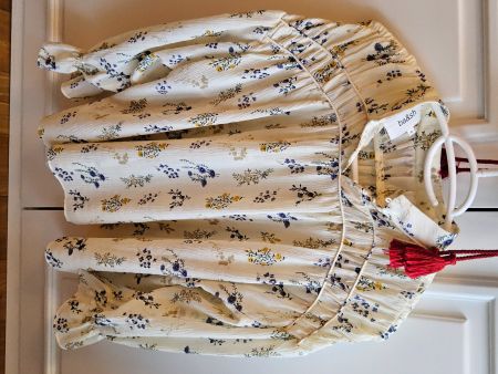 Bash Paris Bluse, Weiss/Blumig, Grösse 0,  oversized, Neu 44