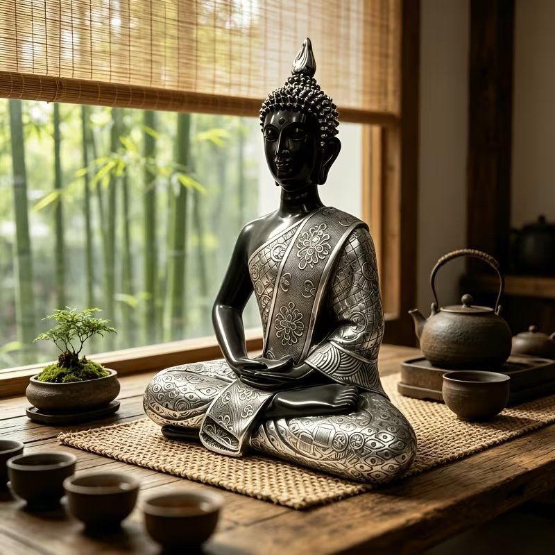 Skulpturen & Statuen: Stilvolle Buddha Statue – Neu und originalverpackt aus Bern von Miraitrading 2