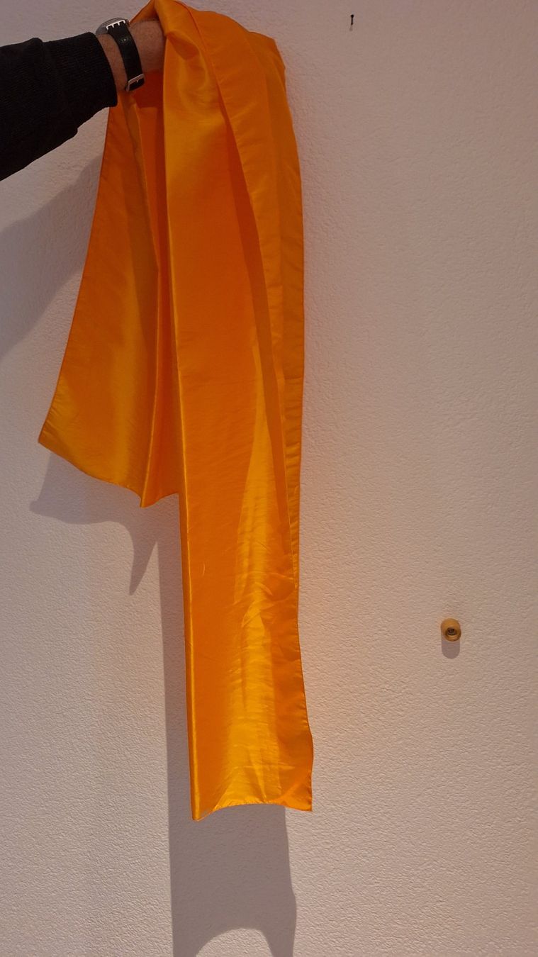 Vestiti: Abendkleid Cocktailkleid Orange Blume - Junvens Grösse 38 – Usato da Altstätten SG venduto da bon_sy7p 4