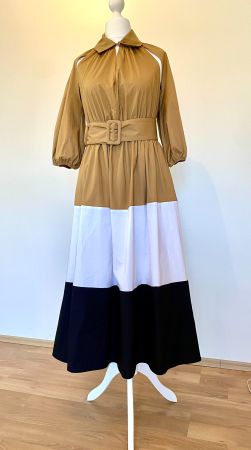 Liu Jo Milano Midikleid mit Cut-Outs und mit Gürtel, Gr. 38