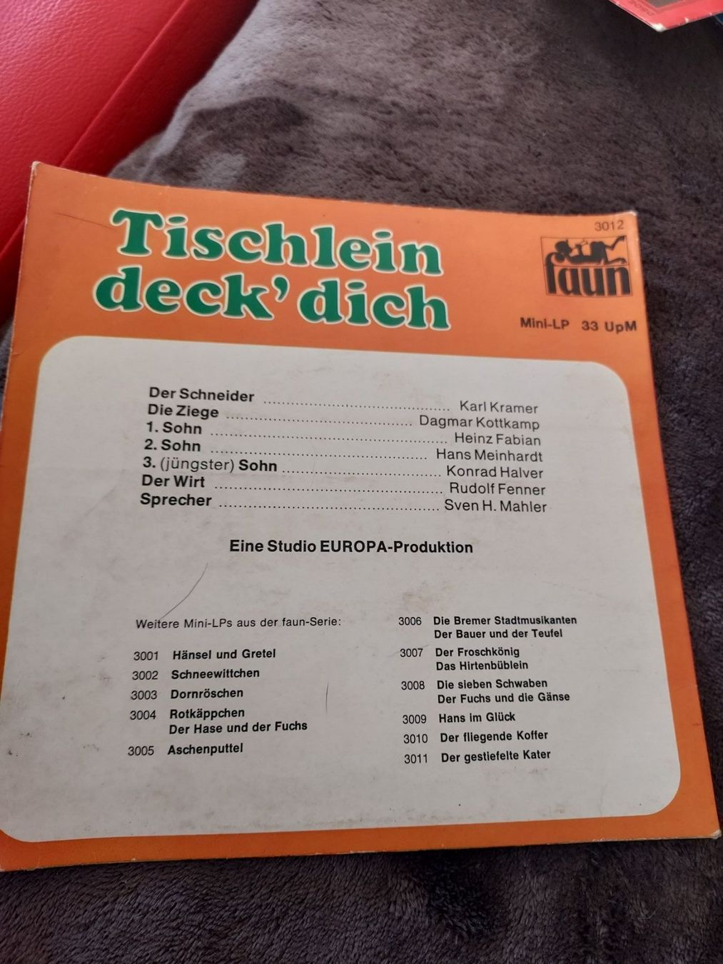 Dischi in vinile: Tischlein Deck dich – Usato da Dübendorf venduto da Seth2167 1