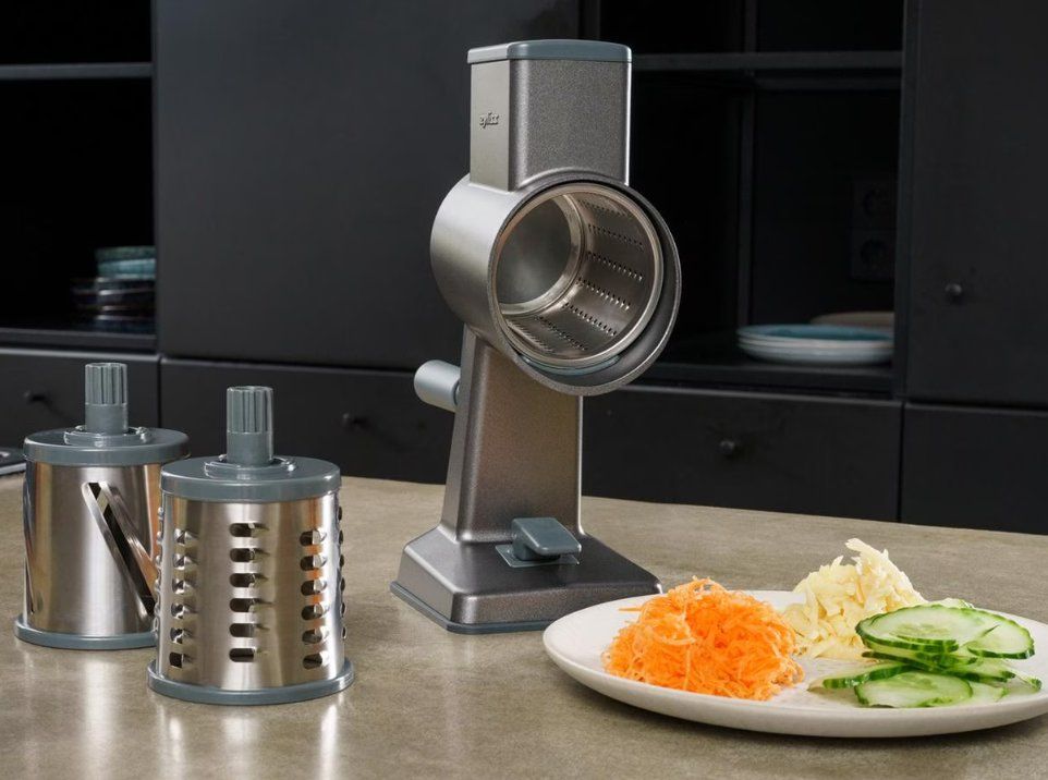 Zyliss Elettrodomestici da cucina: Zyliss Gourmet Trommelreibe Set – Nuovo (secondo la descrizione) da Neuhaus SG venduto da LENZ30 7