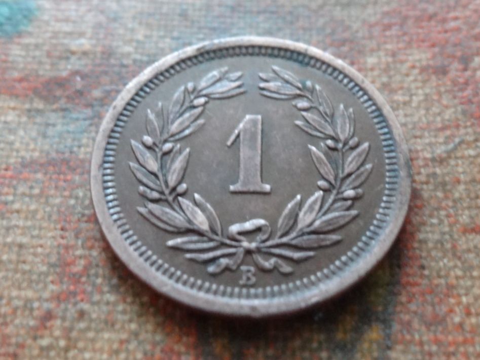 Tutti le monete: 1 Rp. 1895  (B) – Usato da Romanel-sur-Lausanne venduto da Swift13 1
