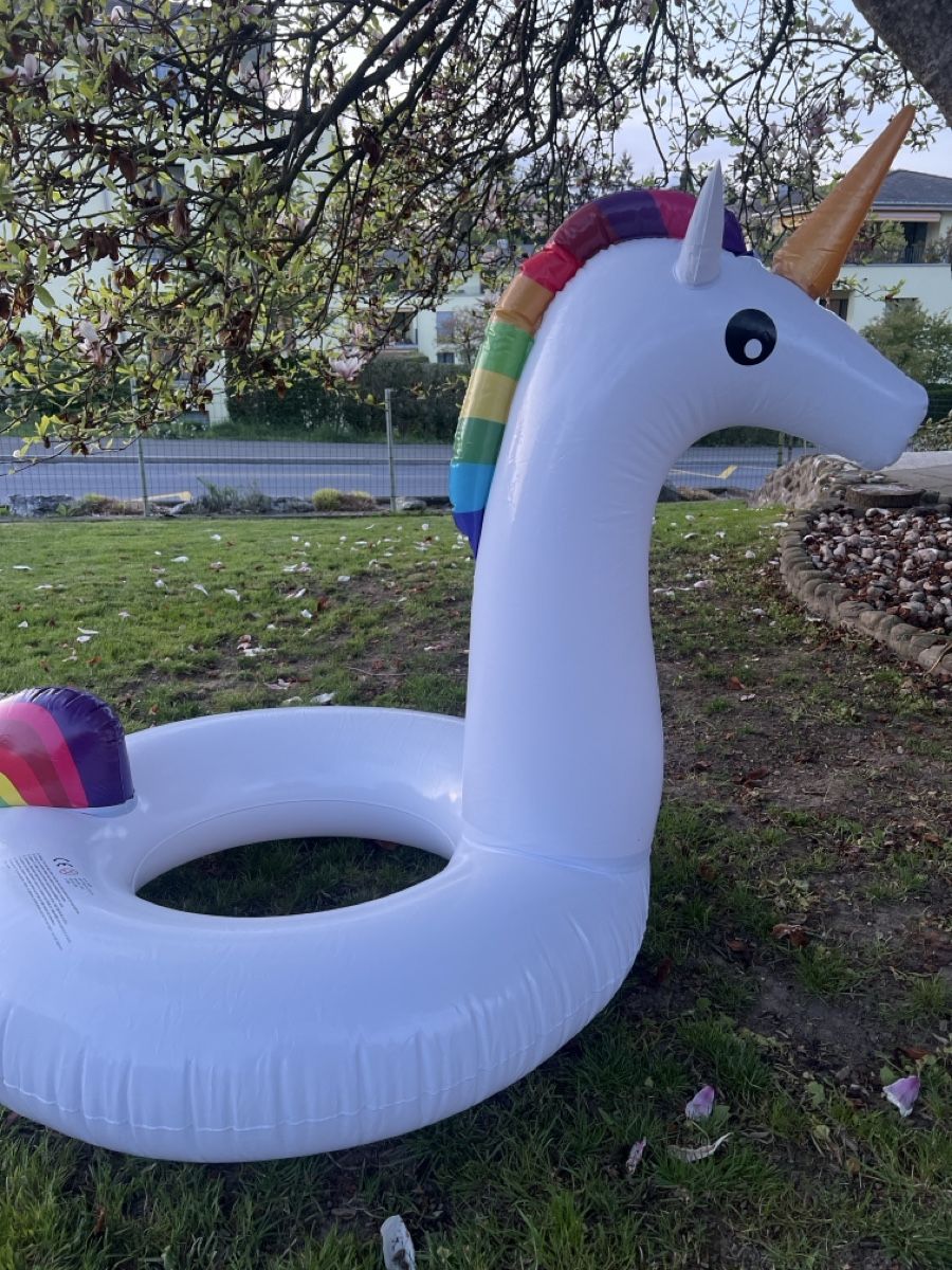 Schwimmringe: Einhorn Schwimmmatraze neu – Neu (gemäss Beschreibung) aus Rotkreuz von Migu2012 3