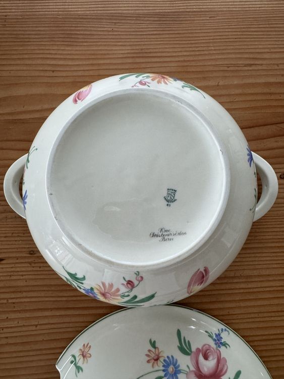 Coupes: Blumensuppe Suppenterrine Porzellan Frühling 🌸🌼🌻 – D'occasion à Lanzenhäusern par Galaa 4