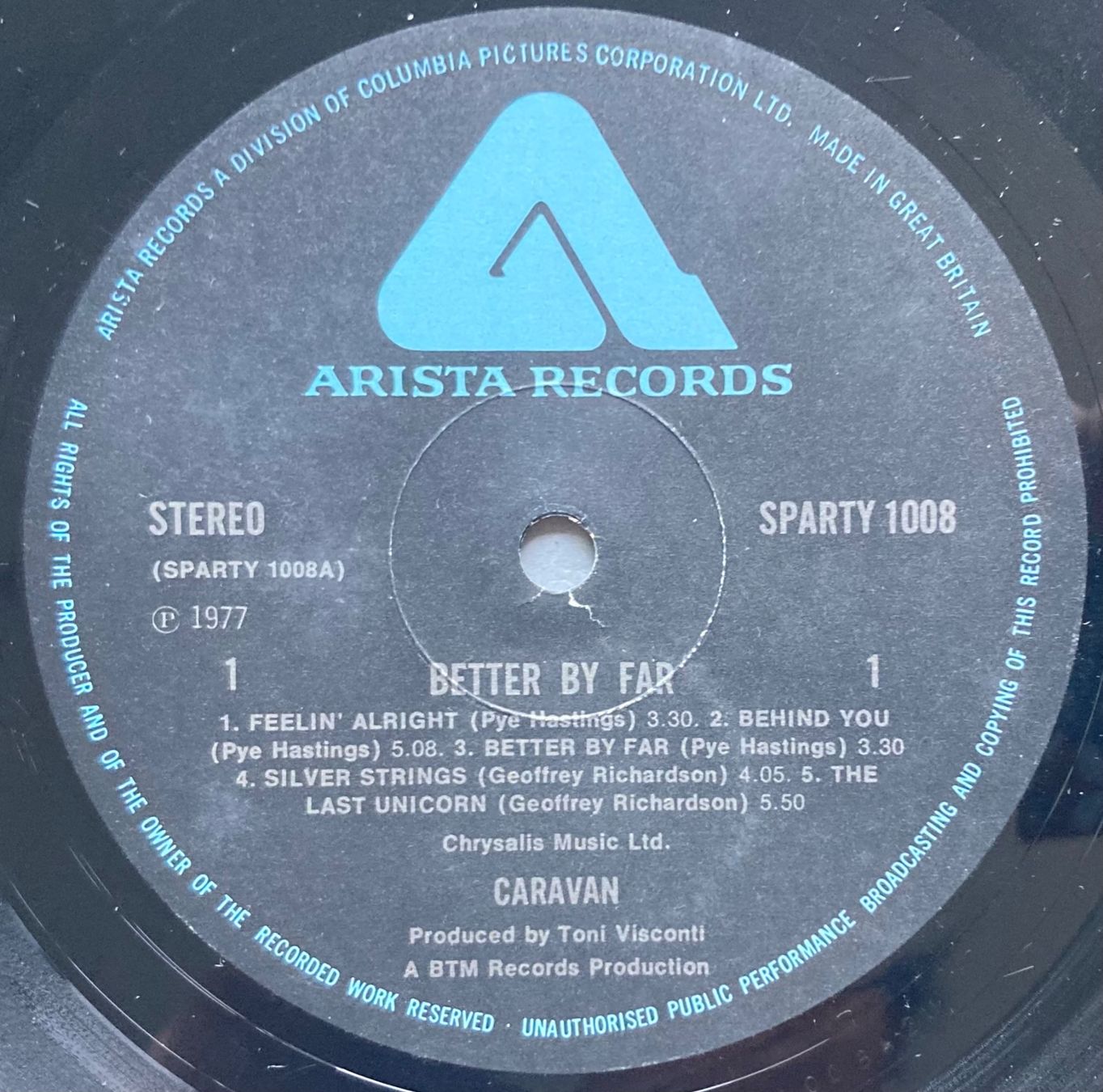 Dischi in vinile: CARAVAN - BETTER BY FAR – Usato da Poliez-Pittet venduto da Newtown-Records 2