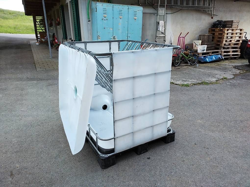 Altro in Accessori per animali: Futterraufe aus IBC Tank – Nuovo (secondo la descrizione) da Wichtrach venduto da Gfeui87 2