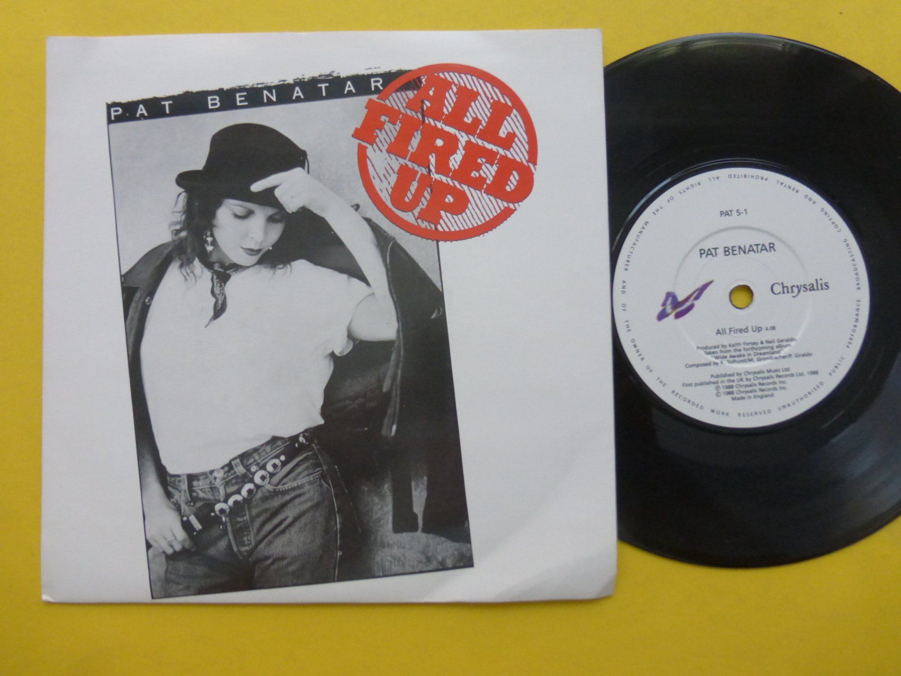 Schallplatten: Pat Benatar – All Fired Up – Gebraucht aus Zürich von Swiss57