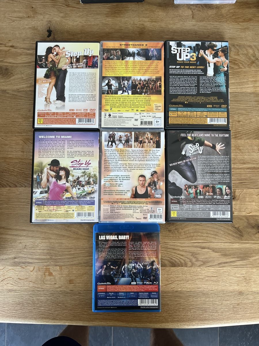 Tutti i DVDs: Step Up Kollektion  – Usato da Meisterschwanden venduto da mat-drew 1