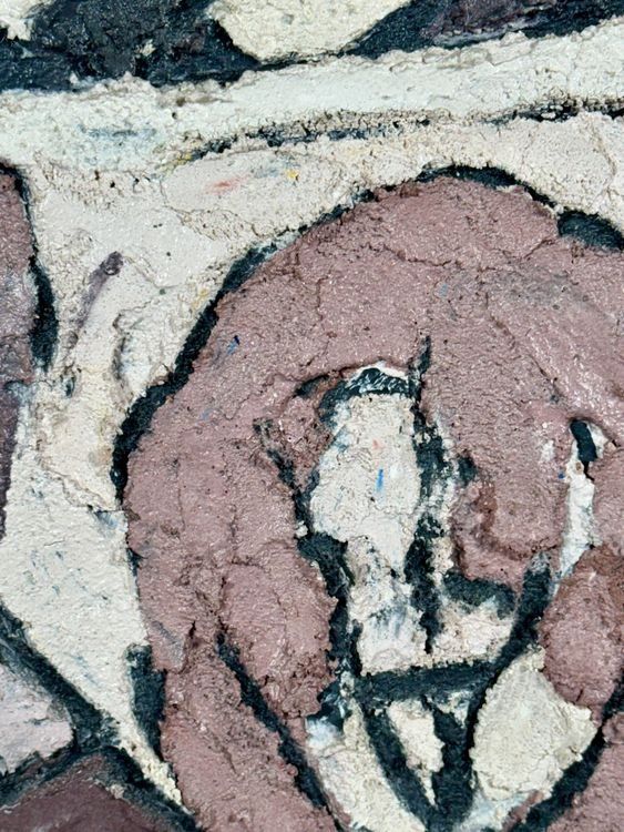 Gemälde: Winter-Landschaft in Mischtechnik Monogrammiert – Gebraucht aus Hinwil von Grossformat 2